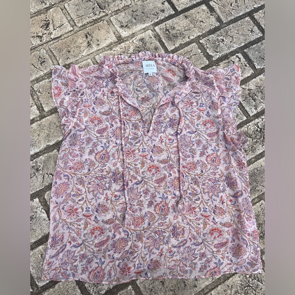 MISA Basia Top in Amouage Paisley - Picture 6 of 7